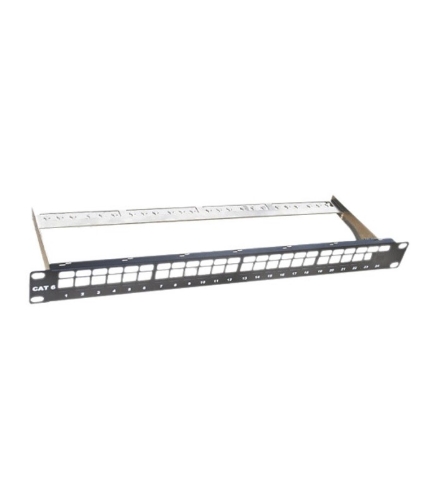 تصویر  پچ پنل 24 پورت بدون کیستون Cat6 STP کی نت مدل K-NPULS024