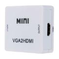 تصویر  مبدل VGA به HDMI وی نت مدل MINI همراه با کابل صدا مدل V-COVGA2HDM