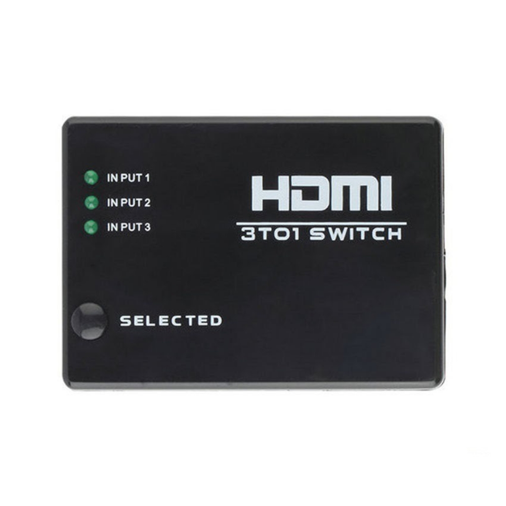 تصویر  سوییچ HDMI سه پورت وی نت مدل V-SWHD1403 همراه با کنترل