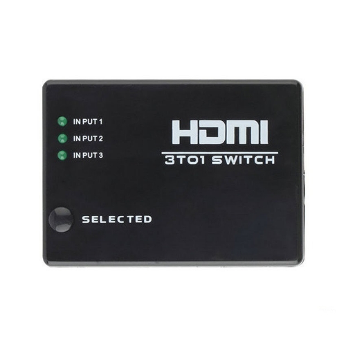 تصویر  سوییچ HDMI سه پورت وی نت مدل V-SWHD1403 همراه با کنترل
