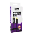 تصویر  کابل DP به HDMI کی نت ورژن 1.2 مدل K-CODP2HD15 به طول 1.5 متر