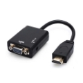 تصویر  تبدیل HDMI به VGA کی نت همراه با کابل صدا مدل K-COHD2VGAP