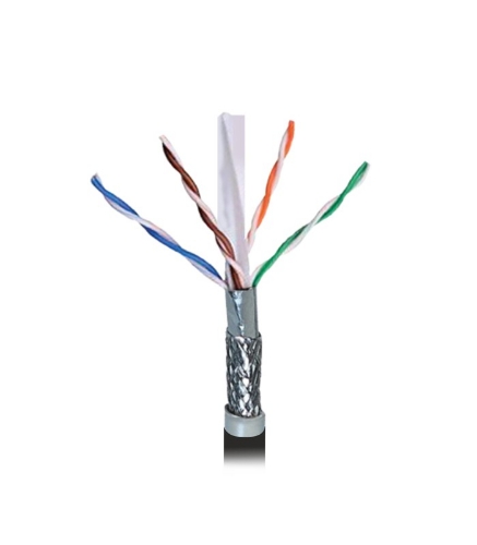 تصویر  کابل شبکه کی نت CAT6 SFTP Outdoor مدل K-NL6SO305 به طول 305 متر