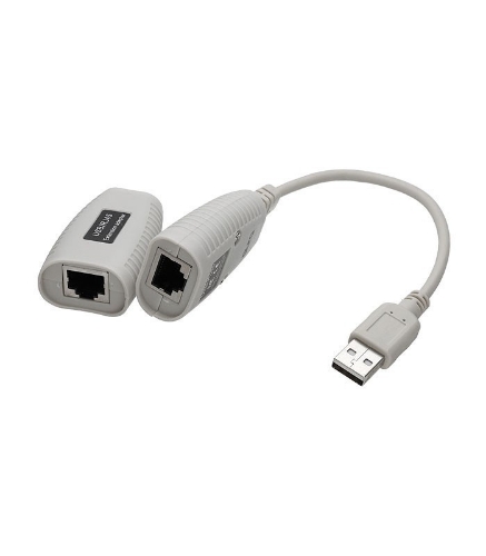 تصویر  افزایش طول USB 2.0 بر روی کابل شبکه تا 45 متر کی نت K-EXUSB045
