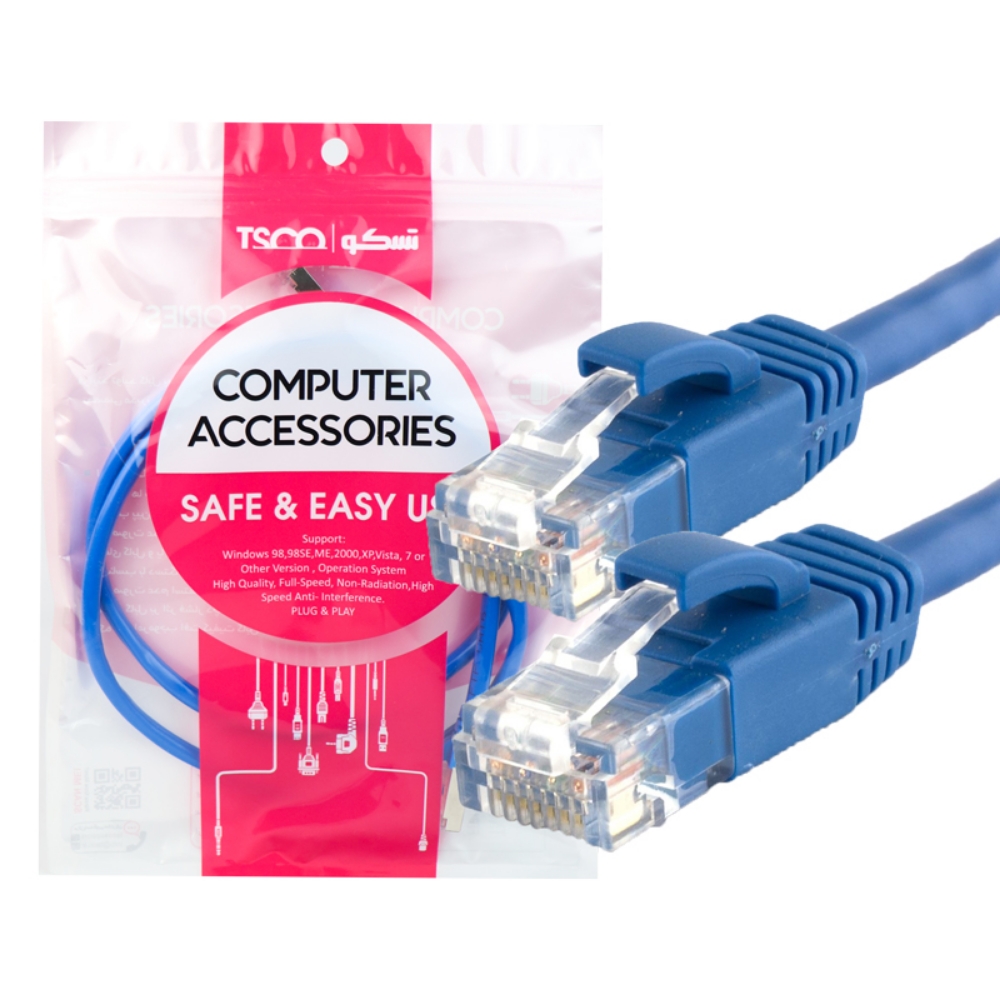 تصویر  کابل TSCO TCN610 Cat6 FTP 1m