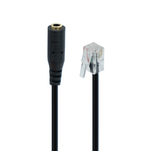 تصویر  تبدیل سوکت تلفن به مادگی ۳٫۵ میلی متری TSCO TCRA 1401 30Cm شرینک