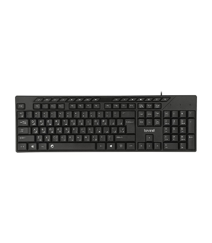 تصویر  کیبورد باسیم بیاند BK-3636 با حروف فارسی