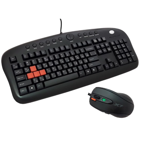 تصویر  کیبورد موس گیمینگ ایفورتک مدل KX-2810