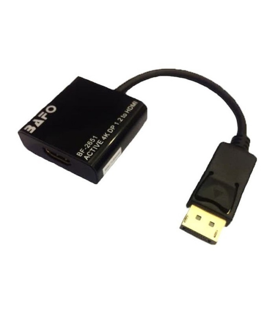 تصویر  تبدیل DisplayPort به HDMI (اکتیو) بافو BF-2651