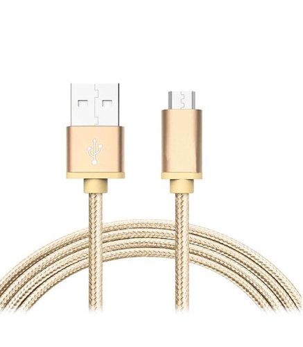 تصویر  کابل Micro USB کنفی با کانکتور فلزی (موبایل و تبلت) فرانت FN-U2MB12