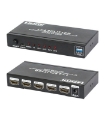 تصویر  اسپلیتر 4 پورت HDMI با قابلیت 3D و رزولوشن 4Kx2K با قابلیت EDID فرانت FN-V104
