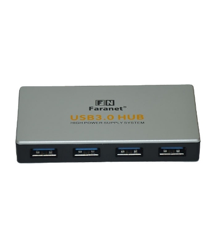 تصویر  هاب 4 پورت USB 3.0 فرانت FN-U3H402