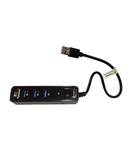 تصویر  هاب 4 پورت USB 3.0 فرانت FN-U3H403S