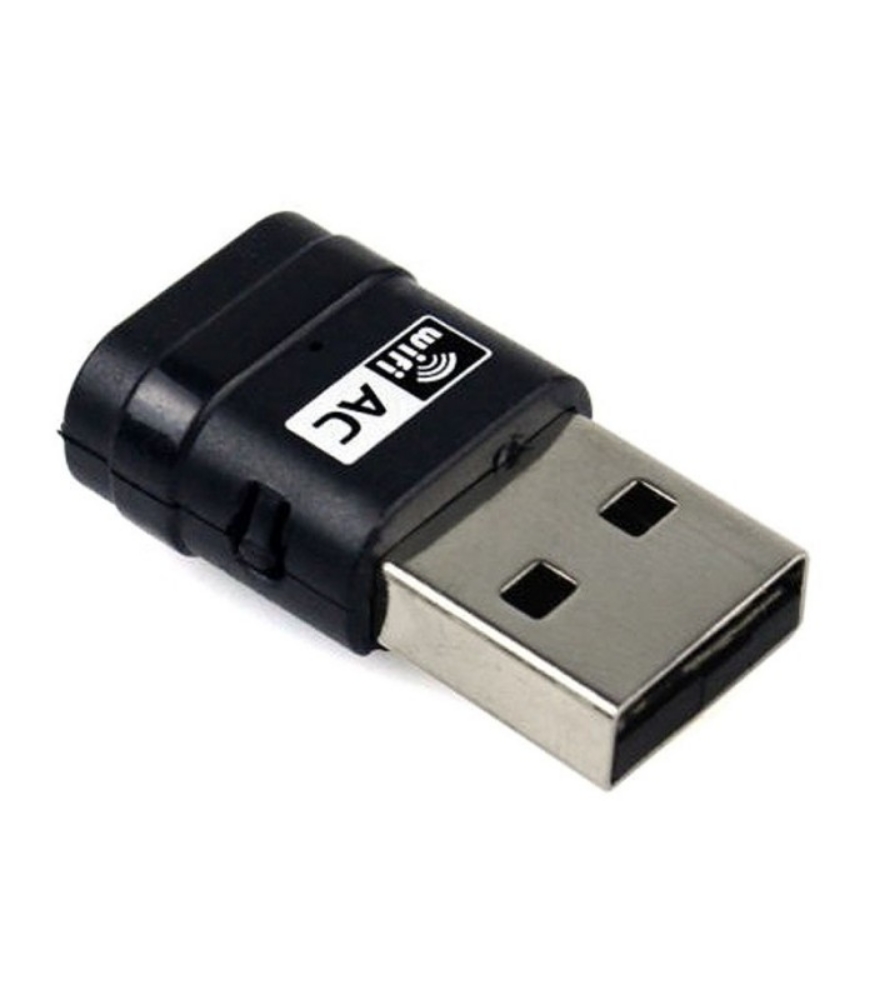 تصویر  کارت شبکه بی سیم AC600 دو باند USB 2.0 فرانت FN-U2WA600