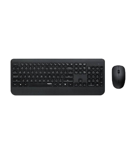 تصویر  کیبورد و ماوس بی سیم رپو X3500 با حروف فارسی