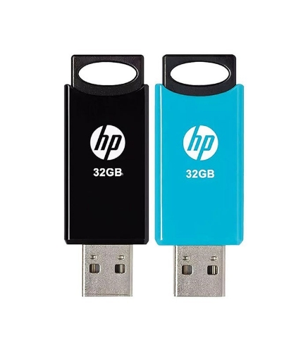 تصویر  فلش مموری اچ پی USB 2.0 V212W ظرفیت 32 گیگابایت پک 2 تایی