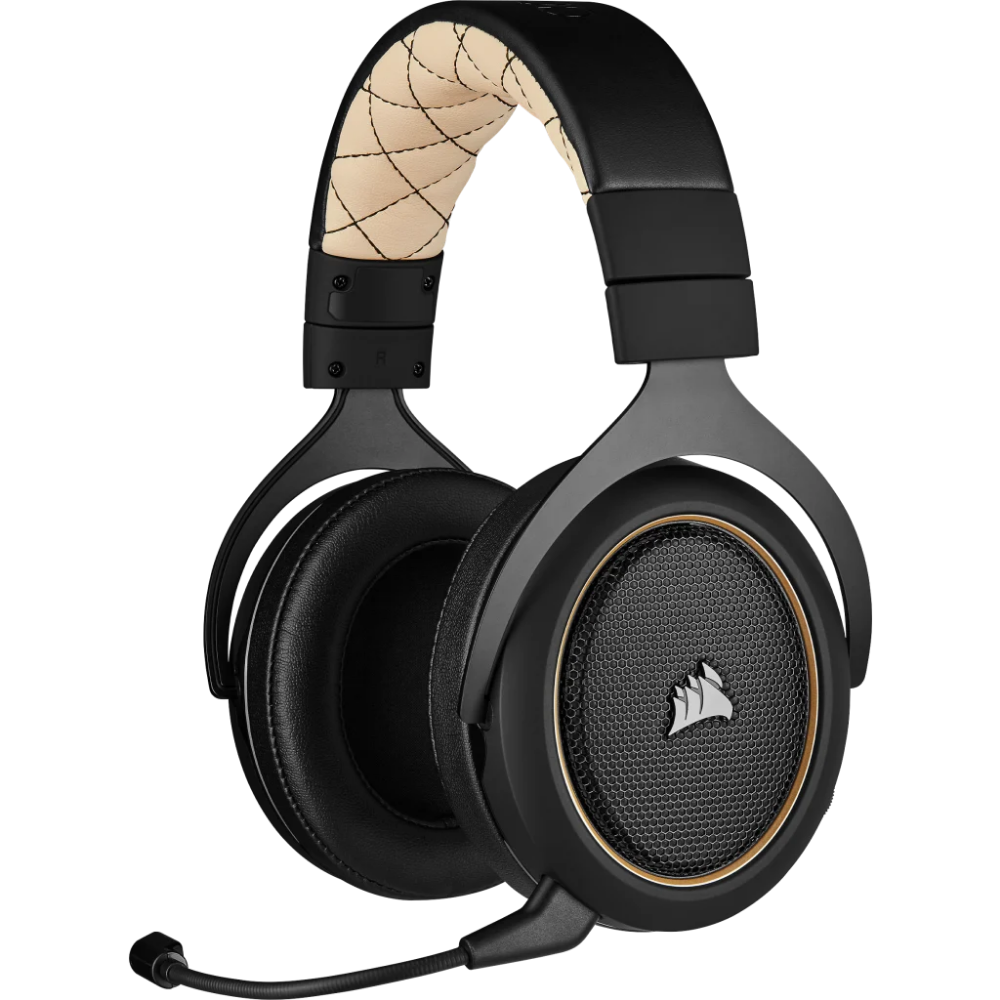 تصویر  هدست گیمینگ کورسیر مدلCorsair HS70 PRO WIRELESS SE Gaming Headset, Cream