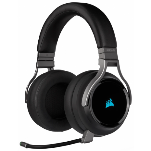 تصویر  هدست کورسیر مدل VIRTUOSO RGB WIRELESS - CARBON 