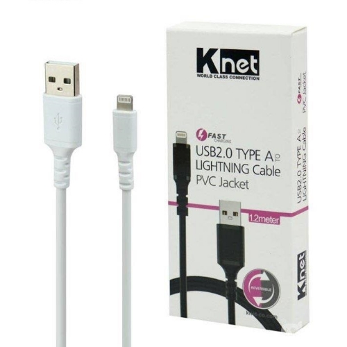 تصویر  کابل شارژ لایتنینگ کی نت K-CUL02012