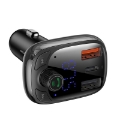 تصویر  شارژر فندکی + FM Player بلوتوثی Baseus T-Typed QC4 CCTM-B01