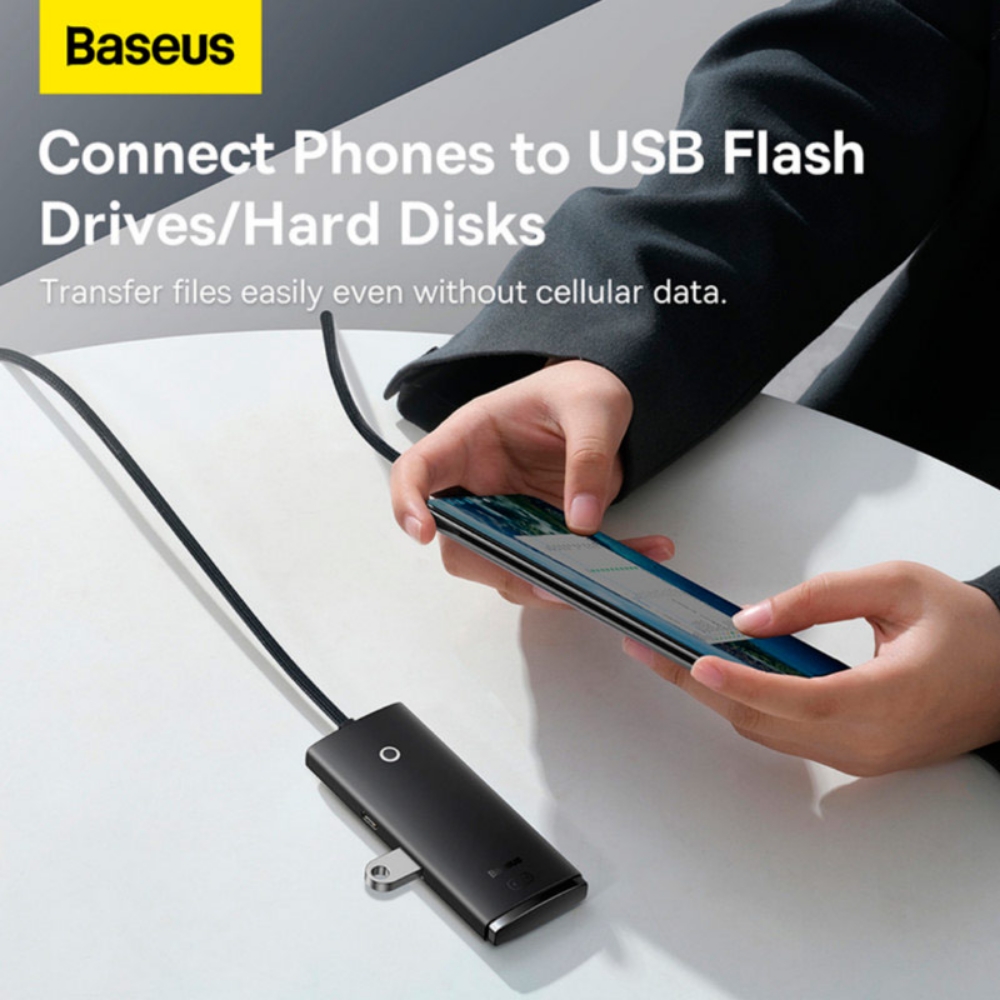 تصویر  هاب Baseus WKQX030401 USB3.0 / Type-C To Type-C