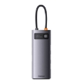 تصویر  هاب Baseus Metal Gleam Series WKWG030013 Type-C To USB3.0/HDMI/VGA/Type-C PD