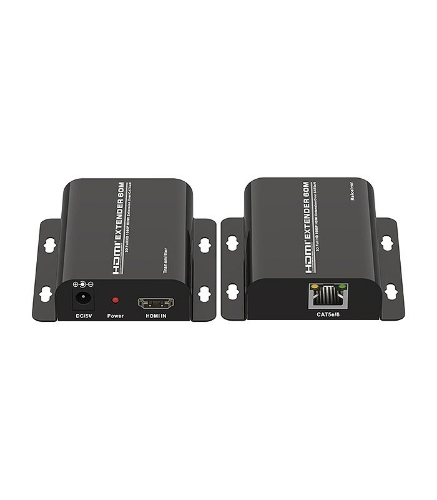 تصویر  افزایش طول 1.3 HDMI بر روی کابل شبکه تا 60 متر تی سی تی TC-HEX-60