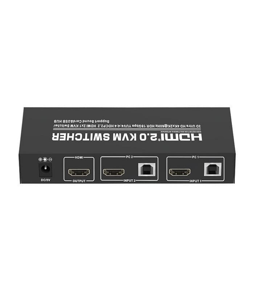 تصویر  کی وی ام سوئیچ 2 پورت HDMI تی سی تی TC-KSW-21U