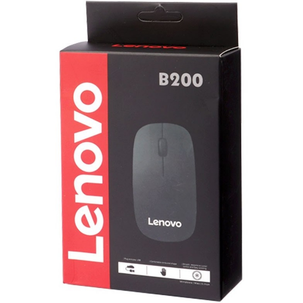 تصویر  موس Lenovo B200 ا Lenovo B200 Wired Mouse