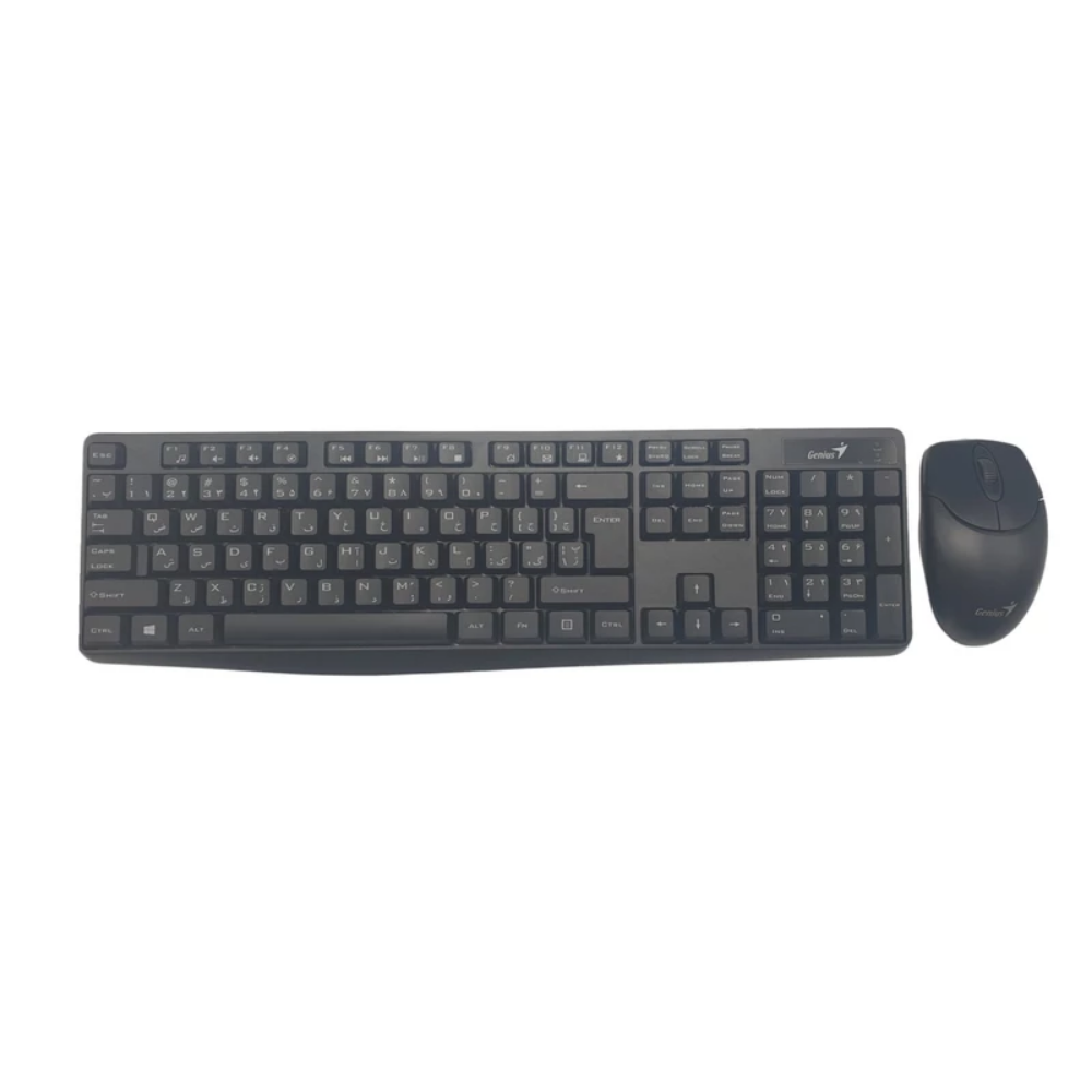 تصویر  کیبورد و ماوس جنیوس مدل KM-170 ا Genius KM-170 Wire Keyboard and Mouse