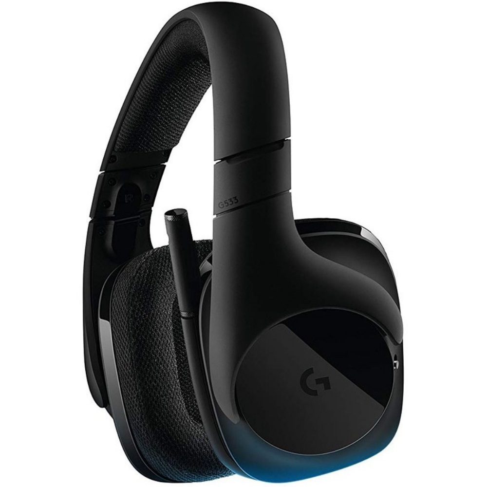 تصویر  هدفون بی سیم مخصوص بازی لاجیتک مدل G533 ا Logitech G533 Gaming Wireless Headphones