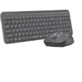 تصویر  کیبورد و ماوس بیسیم ایفورتک مدل Wireless Keyboard & Mouse A4tech FG 3300 Air2 GREY