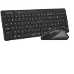 تصویر  کیبورد و ماوس بیسیم ایفورتک مدل Wireless Keyboard & Mouse A4tech FG 2400 Air