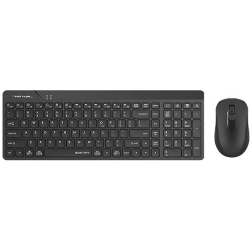 تصویر  کیبورد و ماوس مشکی بیسیم ایفورتک مدل A4tech FG2300 Air