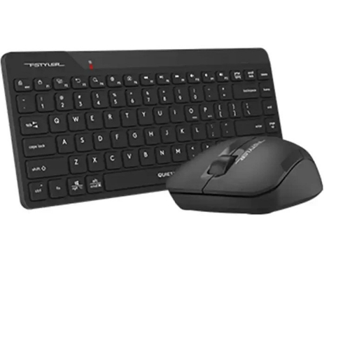 تصویر  کیبورد و ماوس بیسیم دوحالته ای فورتک مدل Dual Mode Wireless Keyboard & Mouse A4tech FG2200 Air Mini 