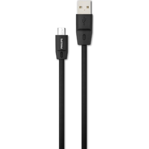 تصویر  کابل تبدیل USB به microUSB فیلیپس مدل DLC2519 CB طول 1.8 متر