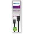 تصویر  کابل تبدیل USB به microUSB فیلیپس مدل DLC2519 CB طول 1.8 متر