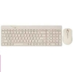 تصویر  کیبورد و ماوس بیسیم ایفورتک مدل Wireless Keyboard & Mouse A4tech FG2300 Air رنگ بژ