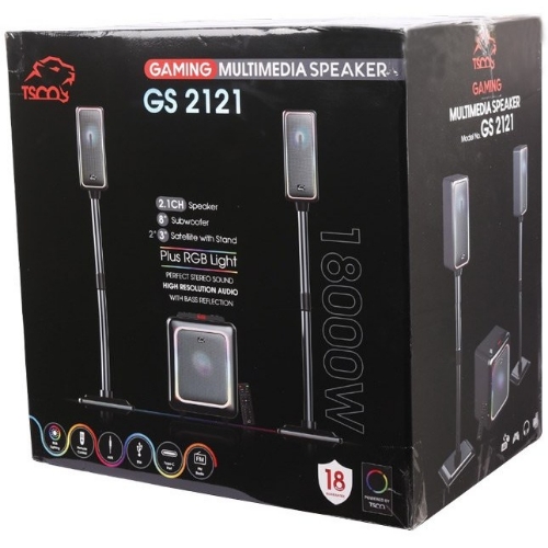 تصویر  اسپیکر بلوتوثی گیمینگ تسکو مدل GS 2121