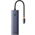 تصویر  هاب USB-C شش پورت بیسوس مدل UltraJoy B00052802811-00
