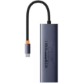 تصویر  هاب USB-C شش پورت بیسوس مدل UltraJoy B00052802811-00