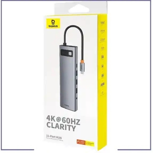 تصویر  هاب تایپ سی 11 پورت بیسوس Baseus 11 Port HUB Metal Gleam B00030709811