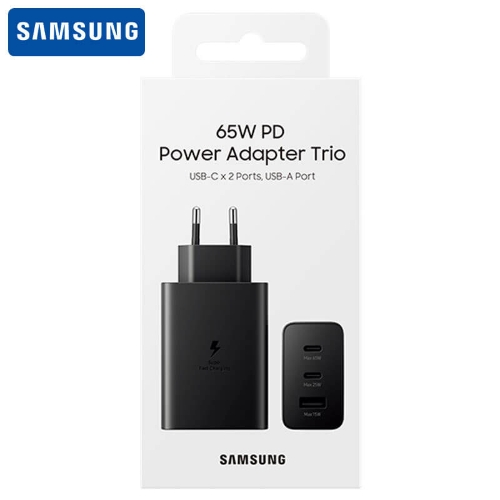 تصویر  شارژر دیواری اورجینال سامسونگ 65W Type C