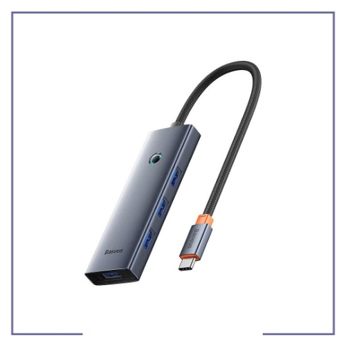 تصویر  هاب 4 پورت تایپ سی بیسوس Baseus Hub UltraJoy Series 4-Port Type-C B0005280B811-08
