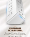 تصویر  چند راهی 10 خانه برق ارت دار الدینیو SC10610 با کابل 2 متری