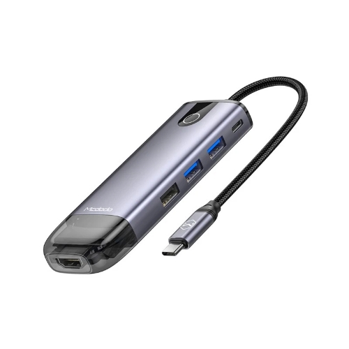 تصویر  هاب 6 پورت USB-C مک دودو مدل Ha_774