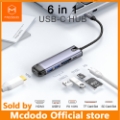 تصویر  هاب 6 پورت USB-C مک دودو مدل Ha_774