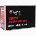 تصویر  کابل افزایش طول USB وی نت 30 متری Vnet V-CUE20300