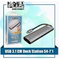 تصویر  هاب 7 پورت Type C کی نت پلاس Knet Plus KP-MFCMS407