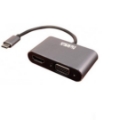 تصویر  تبدیل Type-C به HDMI و VGA کی نت پلاس مدل KP-COCM2HV02